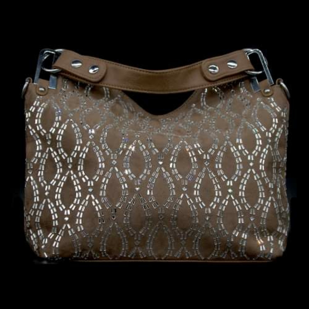 Taupe handbag